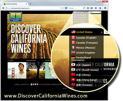 Visit the Discover California Wines website